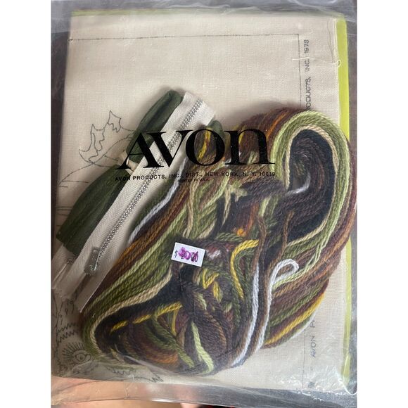 Avon Owl Mates Needlepoint Pillow 14"X14" Embroidery Kit Crewel Vintage New NOS - Picture 6 of 6